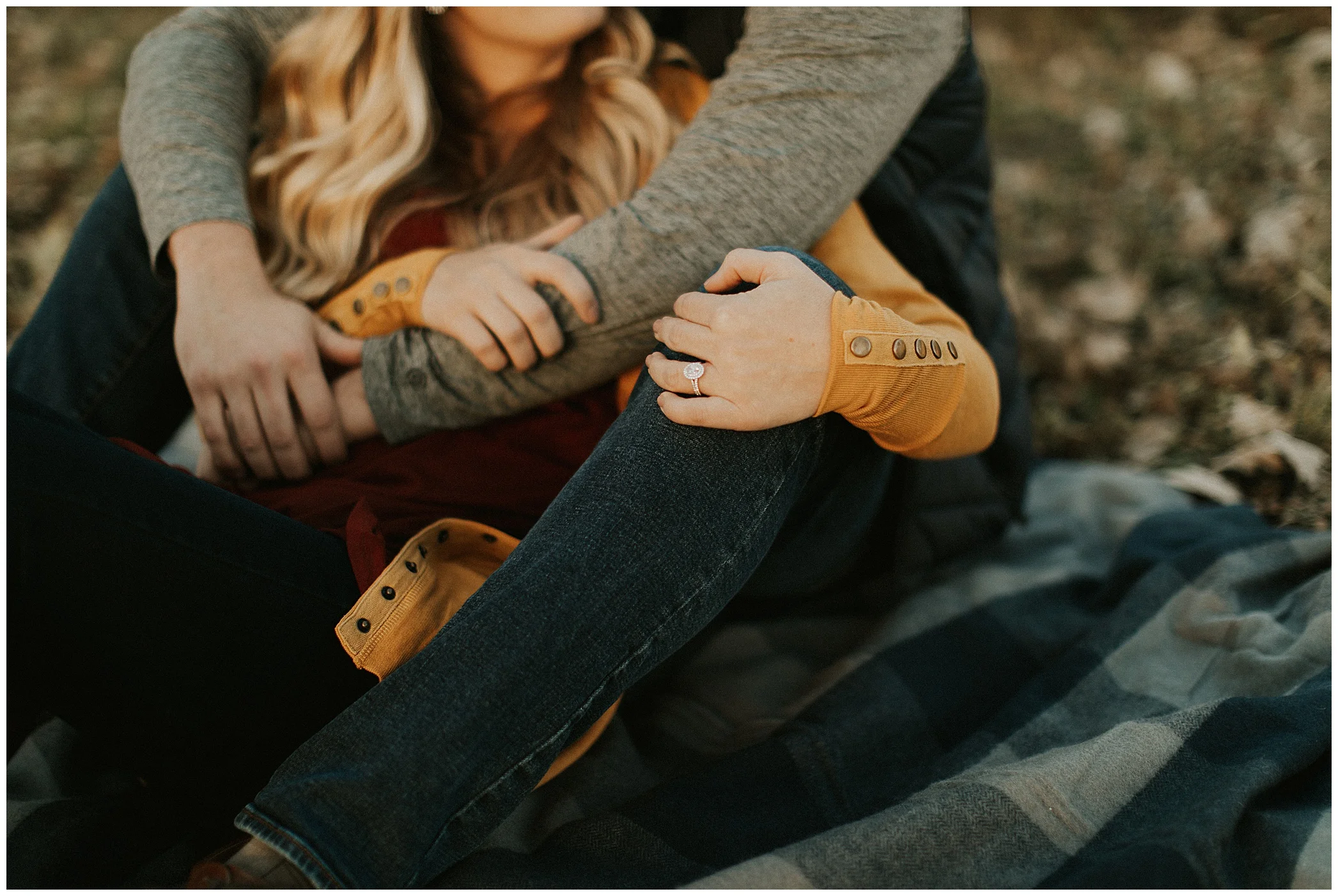 golden hour engagement