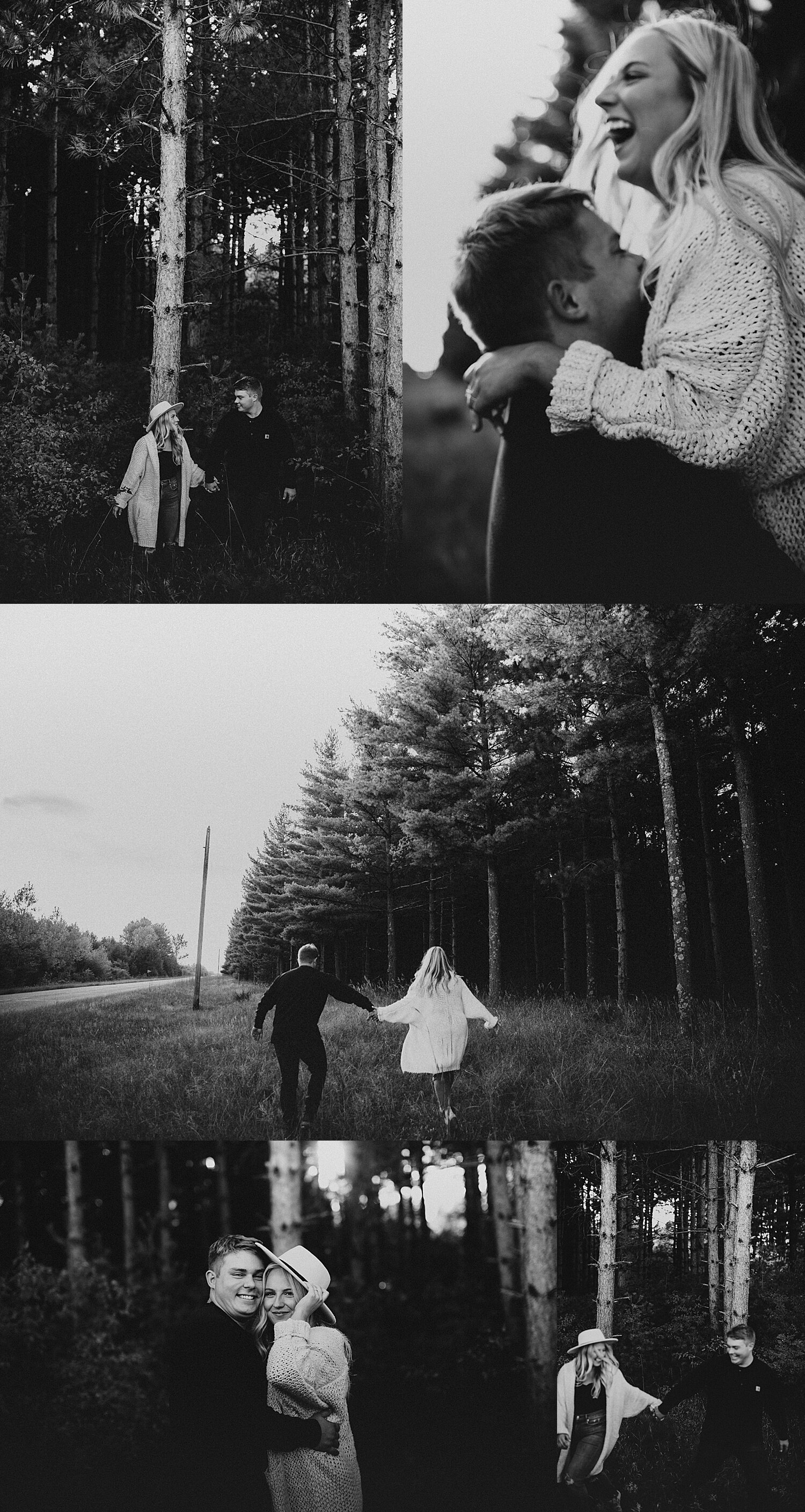 Minnesota Pine Forest Engagement Session