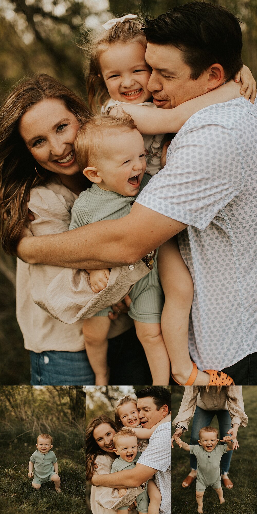 minnesota family session + one year birthday