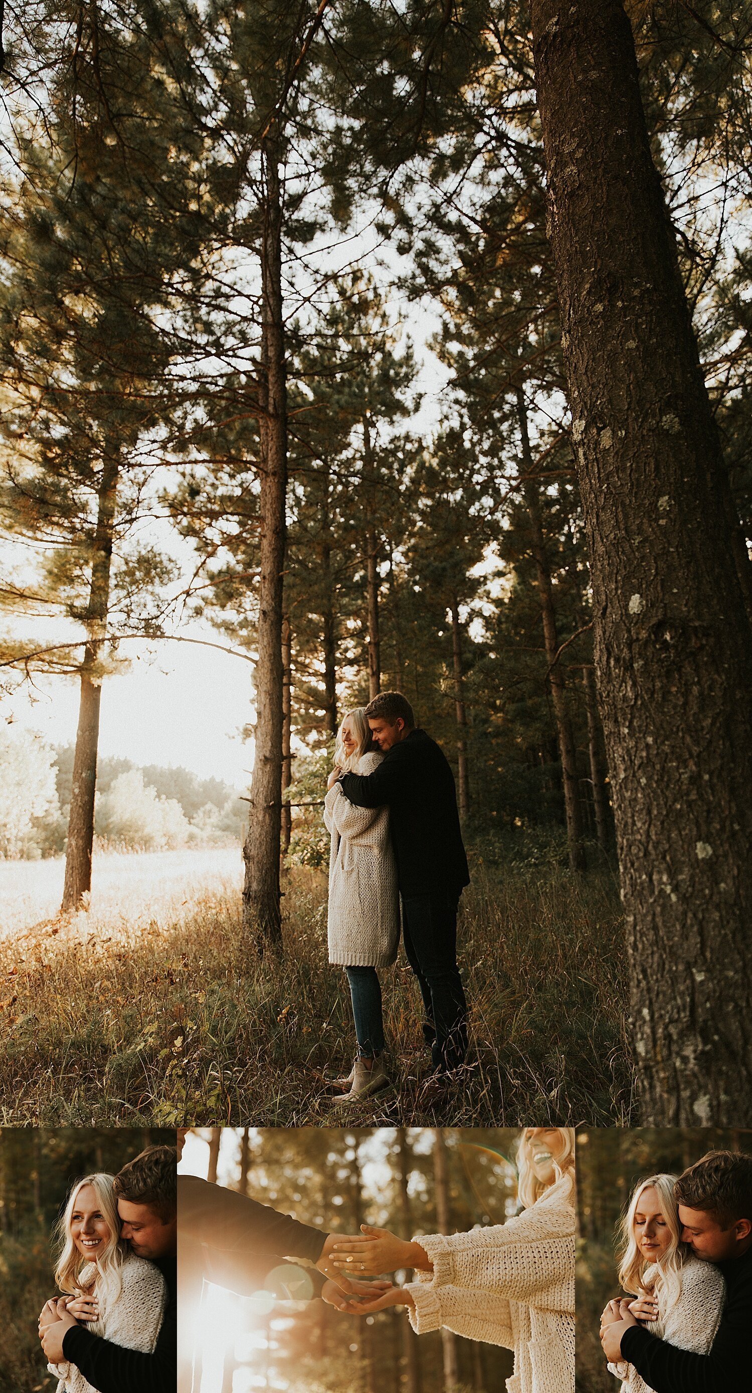 Minnesota Pine Forest Engagement Session