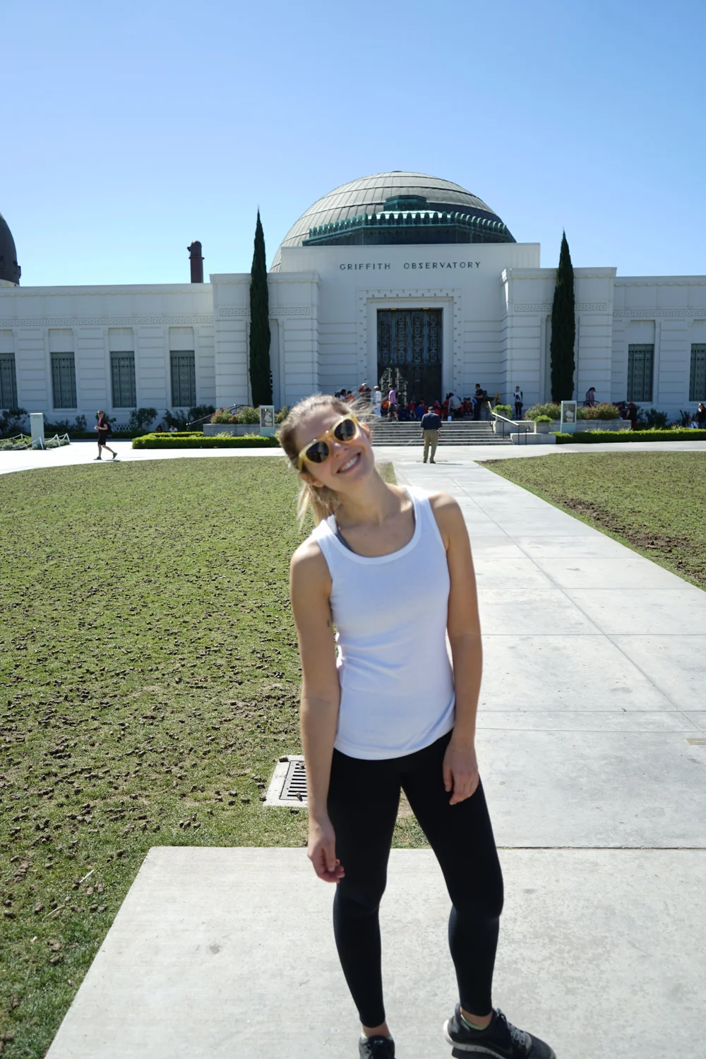  i'm actually standing on uranus, here at the griffith observatory, and we made one million jokes about it, cuz we're adults. 