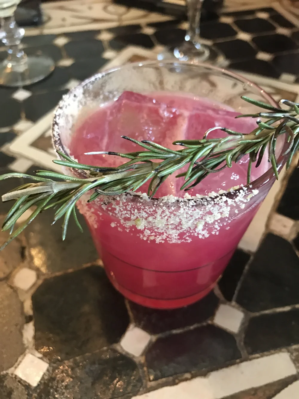  A drink that the bartender lit on fire and then I drank it, Melrose Umbrella Co. 