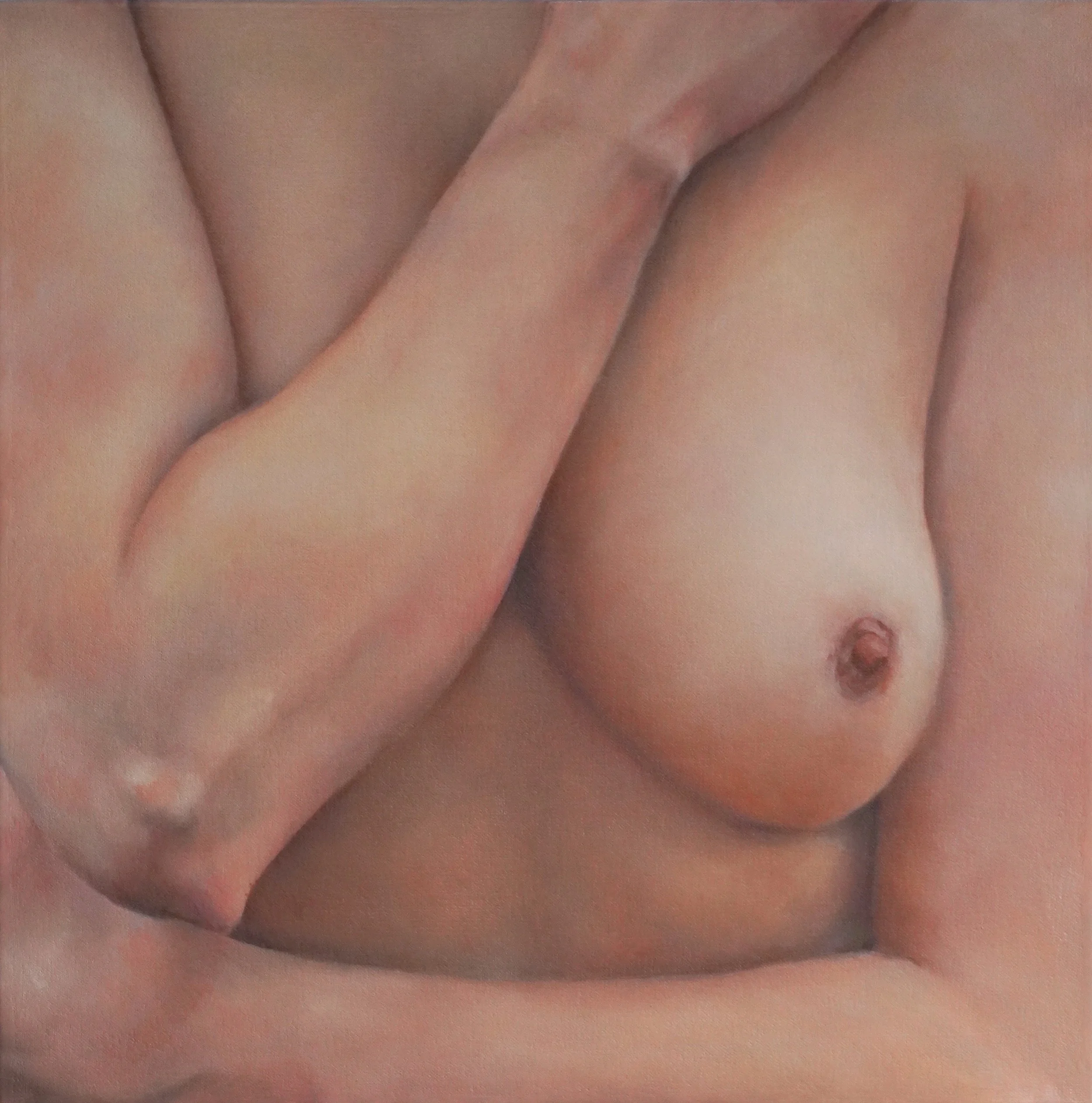  Reclamation I  2025 Oil on Canvas Wrapped Panel 12" x 12" 