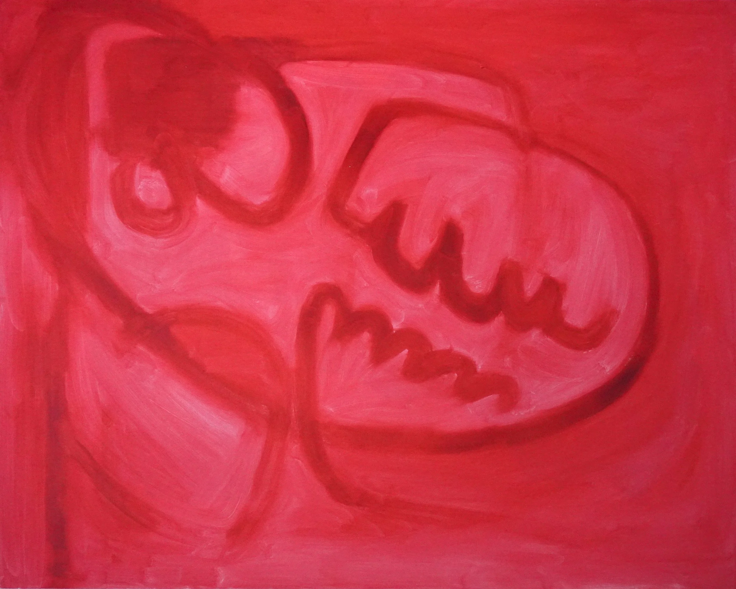  Tiny Teeth  2023 Oil on Canvas 48" x 60" 