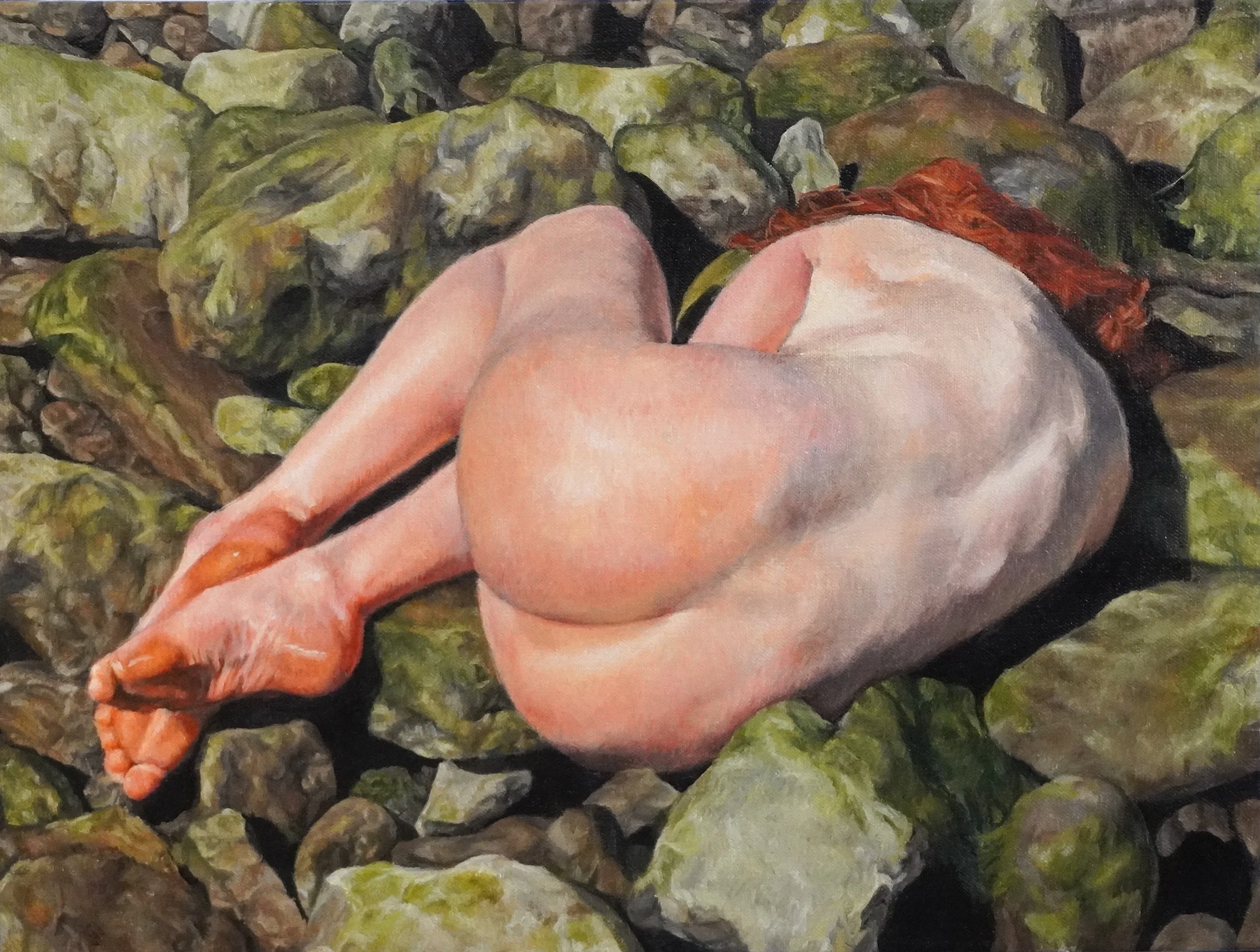   Involution I  2026 Oil on Canvas Wrapped Panel 12" x 16” 