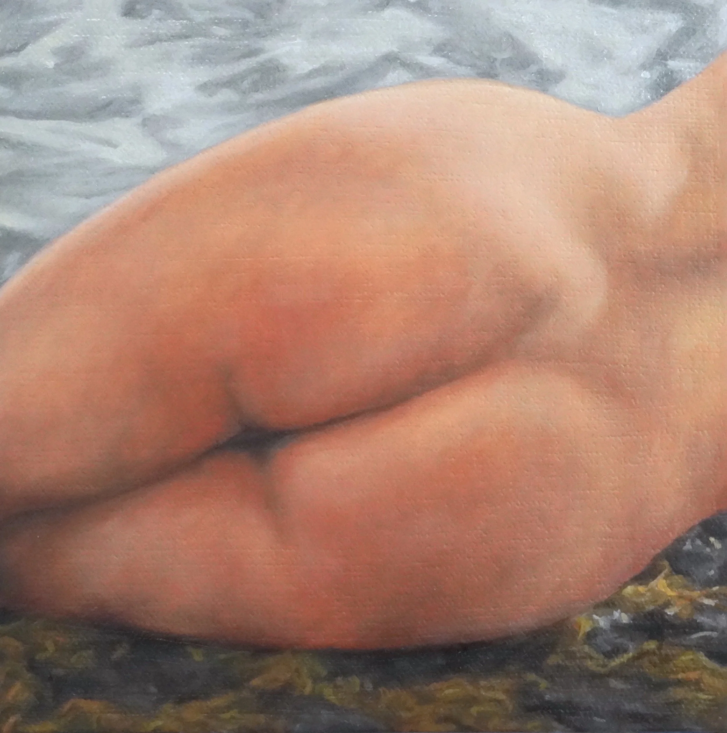   Fragment II  2026 Oil on Canvas Wrapped Panel 6" x 6” 