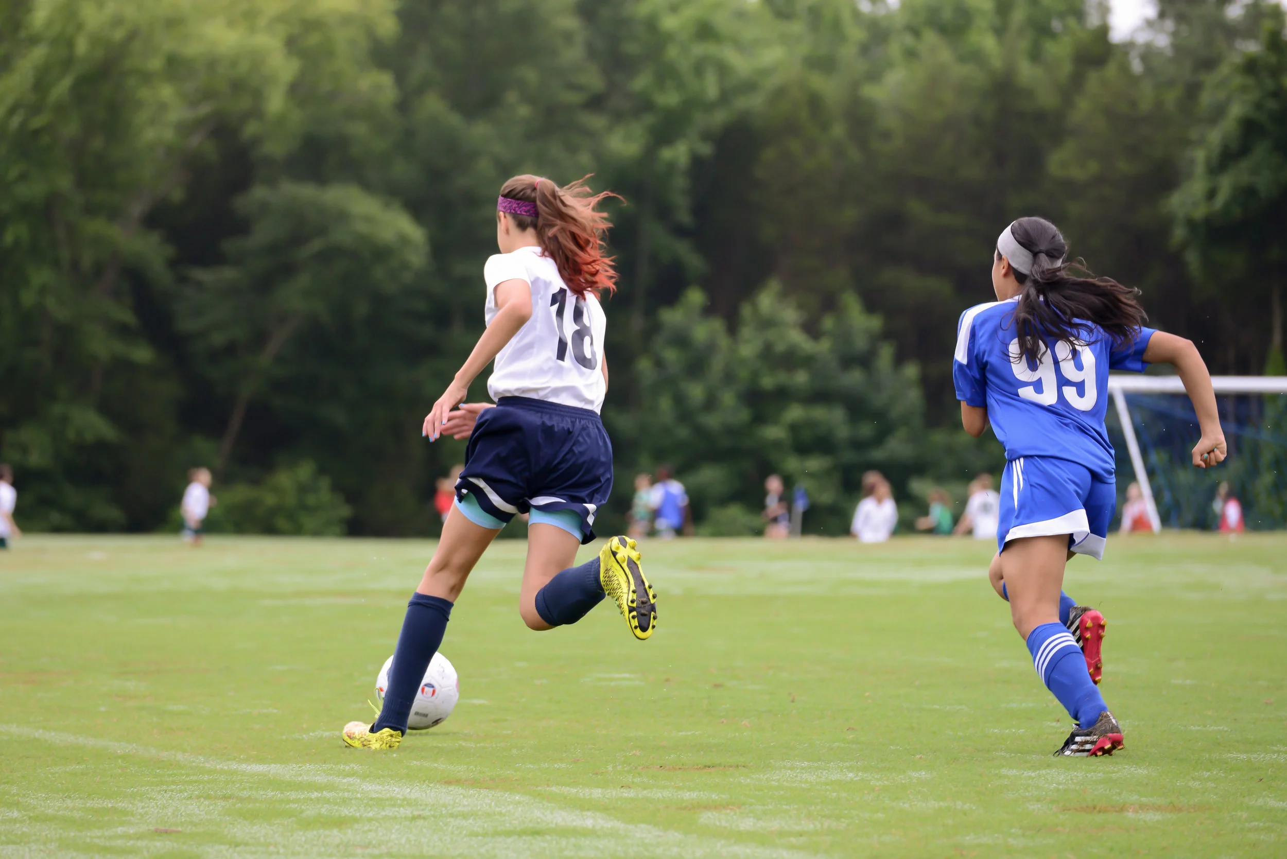 Sprinting towards the goal
