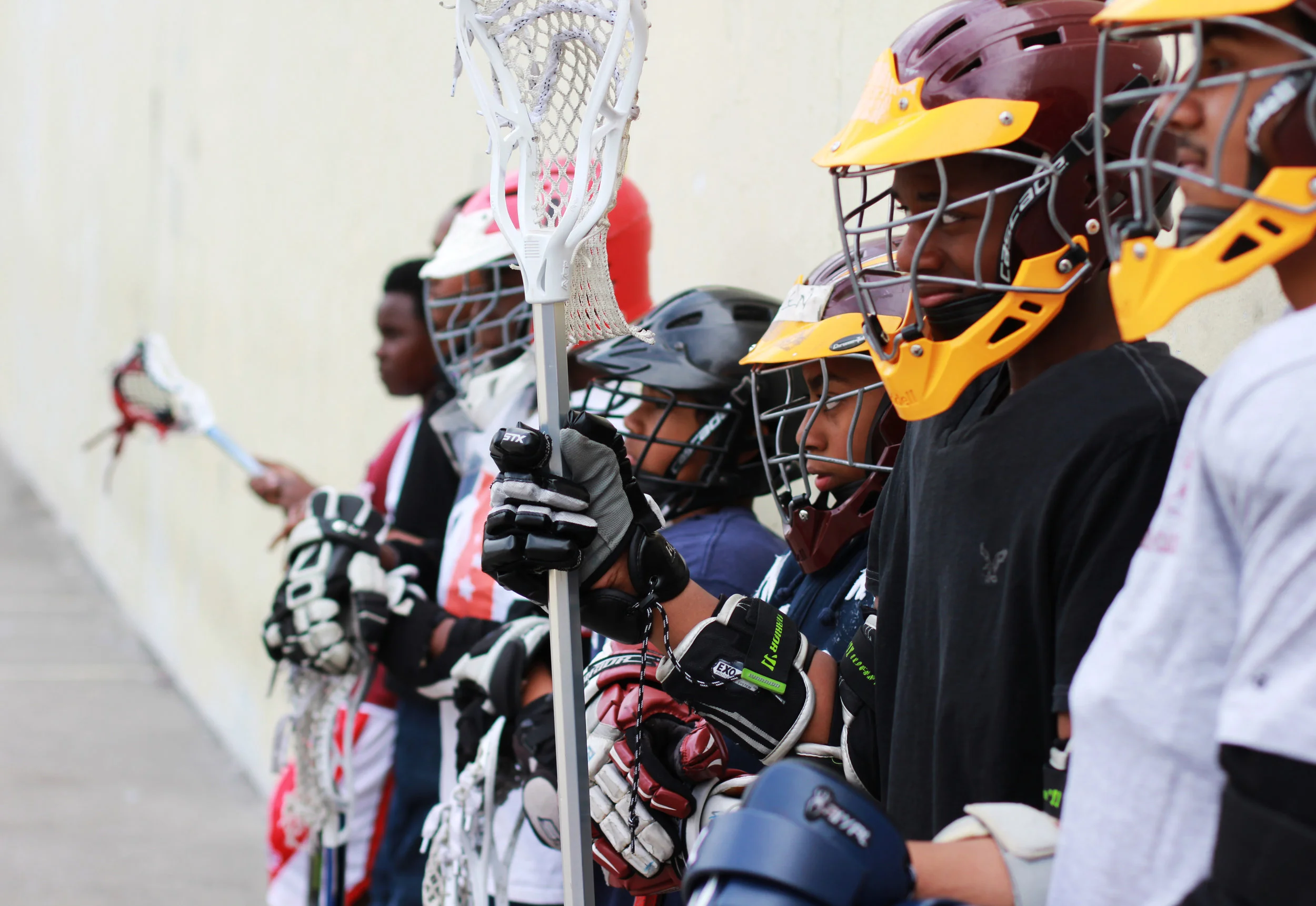 lax boys on wall
