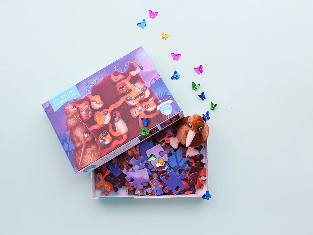 Kuwi the Kiwi Floor Puzzles Design Product