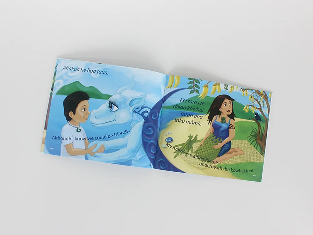 One Day a Taniwha Illustration Books Kat Merewether Aunty Bea