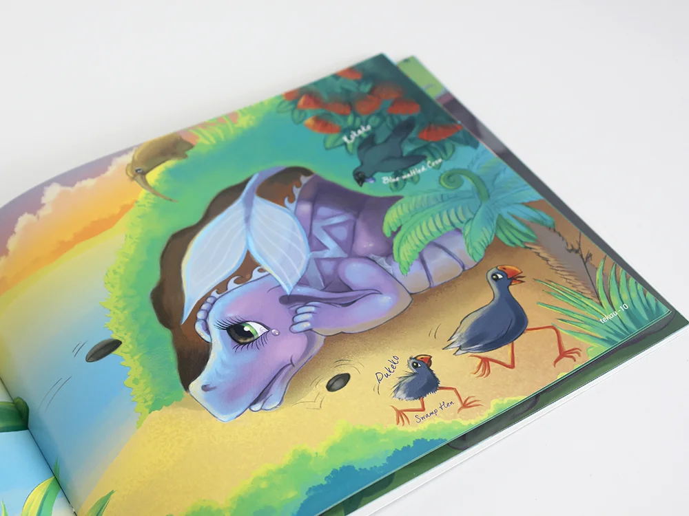 Hoha the Taniwha Illustration Books Kat Merewether