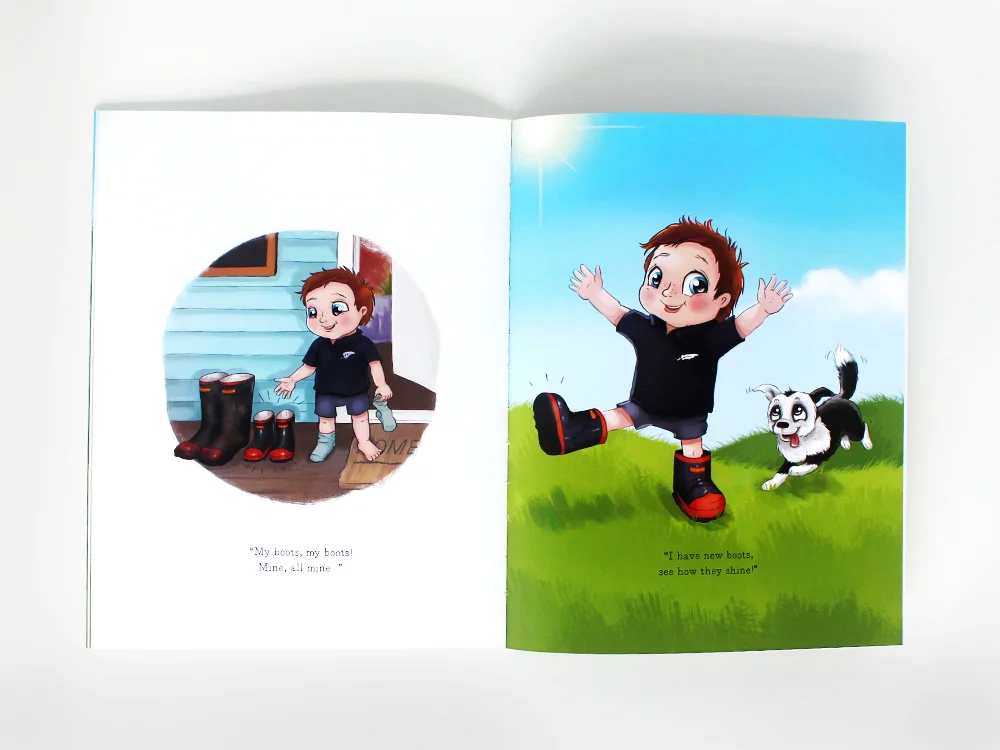 Luke the Pook Stuck in Poo What to do children’s book Pukeko Illustration Books