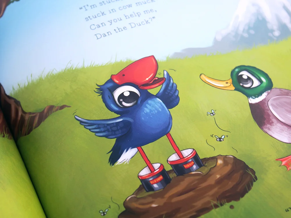 Luke the Pook Stuck in Poo What to do children’s book Pukeko Illustration Books
