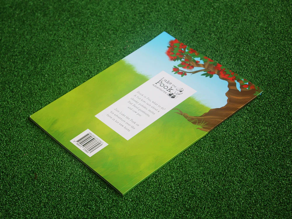 Luke the Pook Stuck in Poo What to do children’s book Design Publication