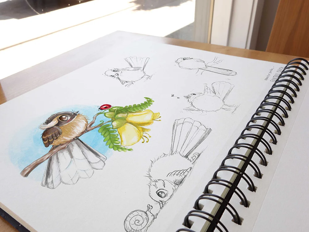 Flit the Fantail Scholastic Children’s Book Illustration Books