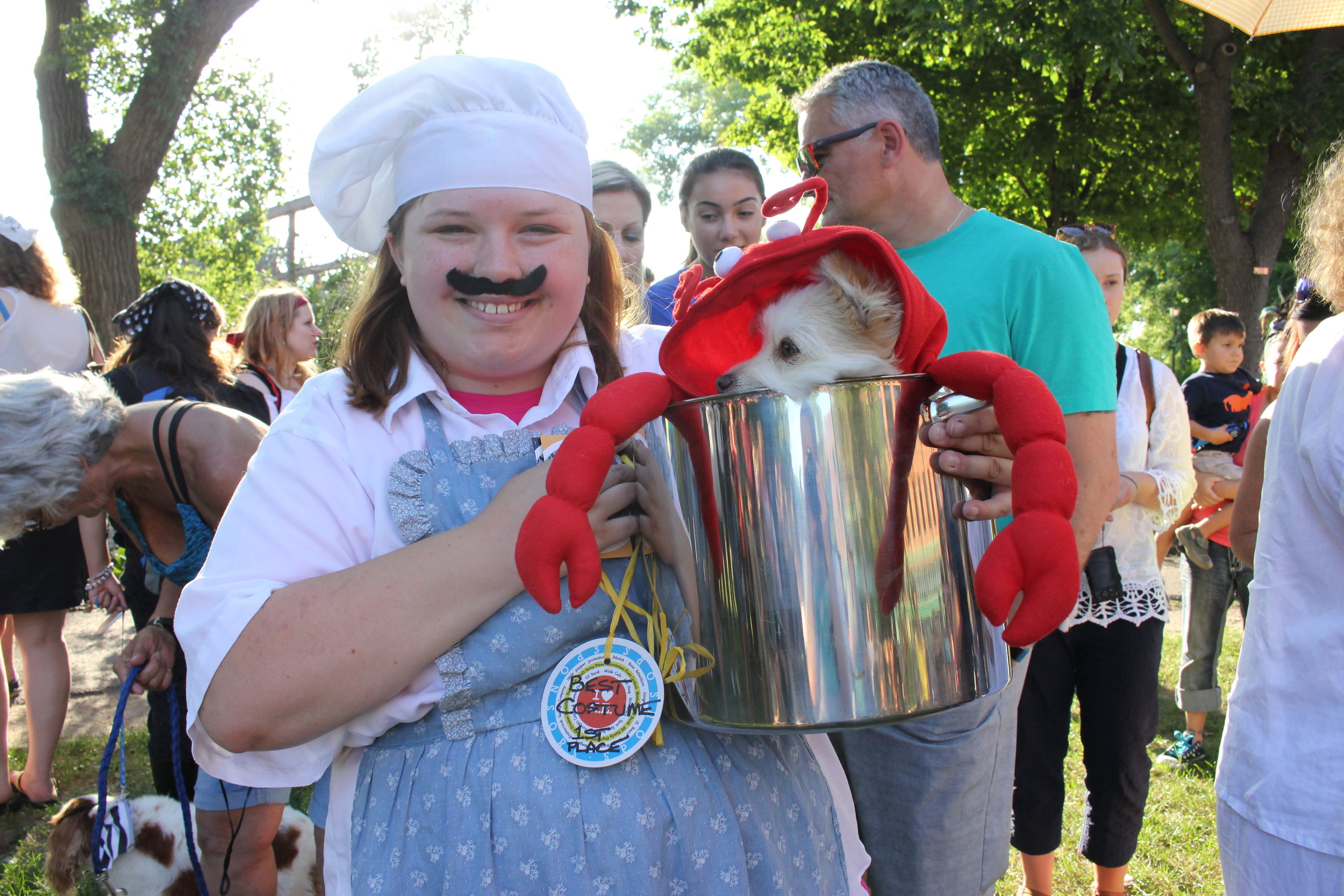 Winner of the Best Costume contest