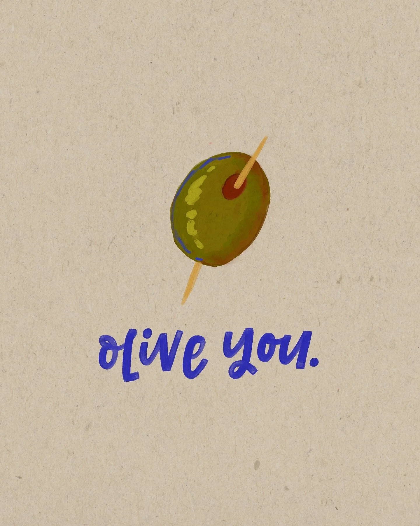 Food puns are the way to my heart 🫒🍸
.
.
.
#doodle #doodling #illustrationoftheday #lettering #createeveryday #handlettering #letteringart #digitalart #designspiration #procreateart #procreatebrushes #cuteart #doodleaday #handlettered #oliveyou #ma