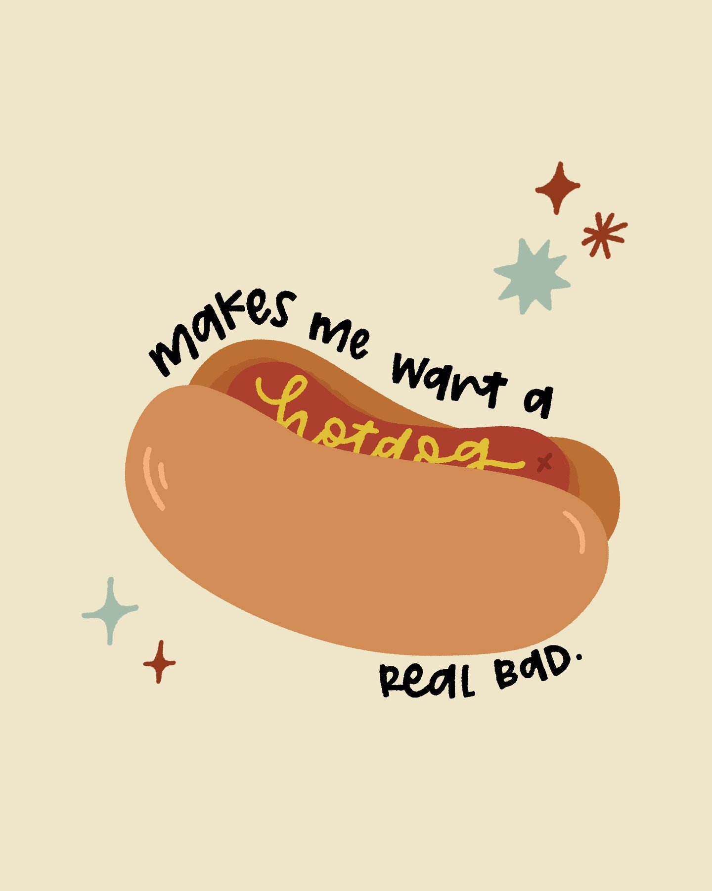 Happy fourth of july. This is the only proper way to celebrate. 🌭
.
.
.
#doodle #doodling #illustrationoftheday #lettering #createeveryday #handlettering #letteringart #digitalart #designspiration #procreateart #procreatebrushes #cuteart #doodleaday