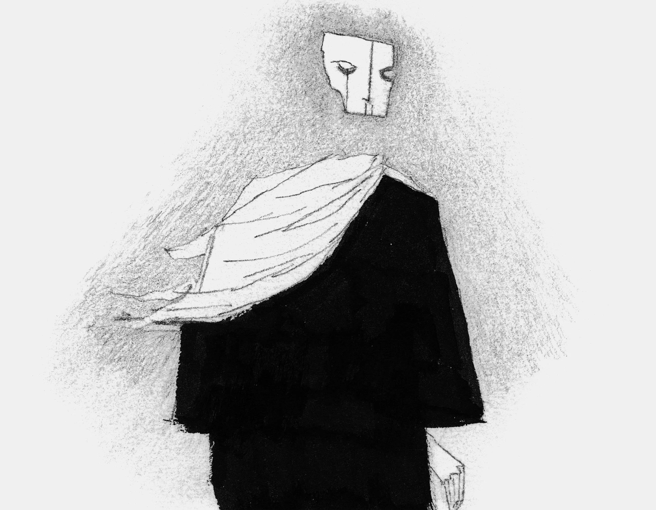 "Spirit of Death" Gothic Ghost Art Print