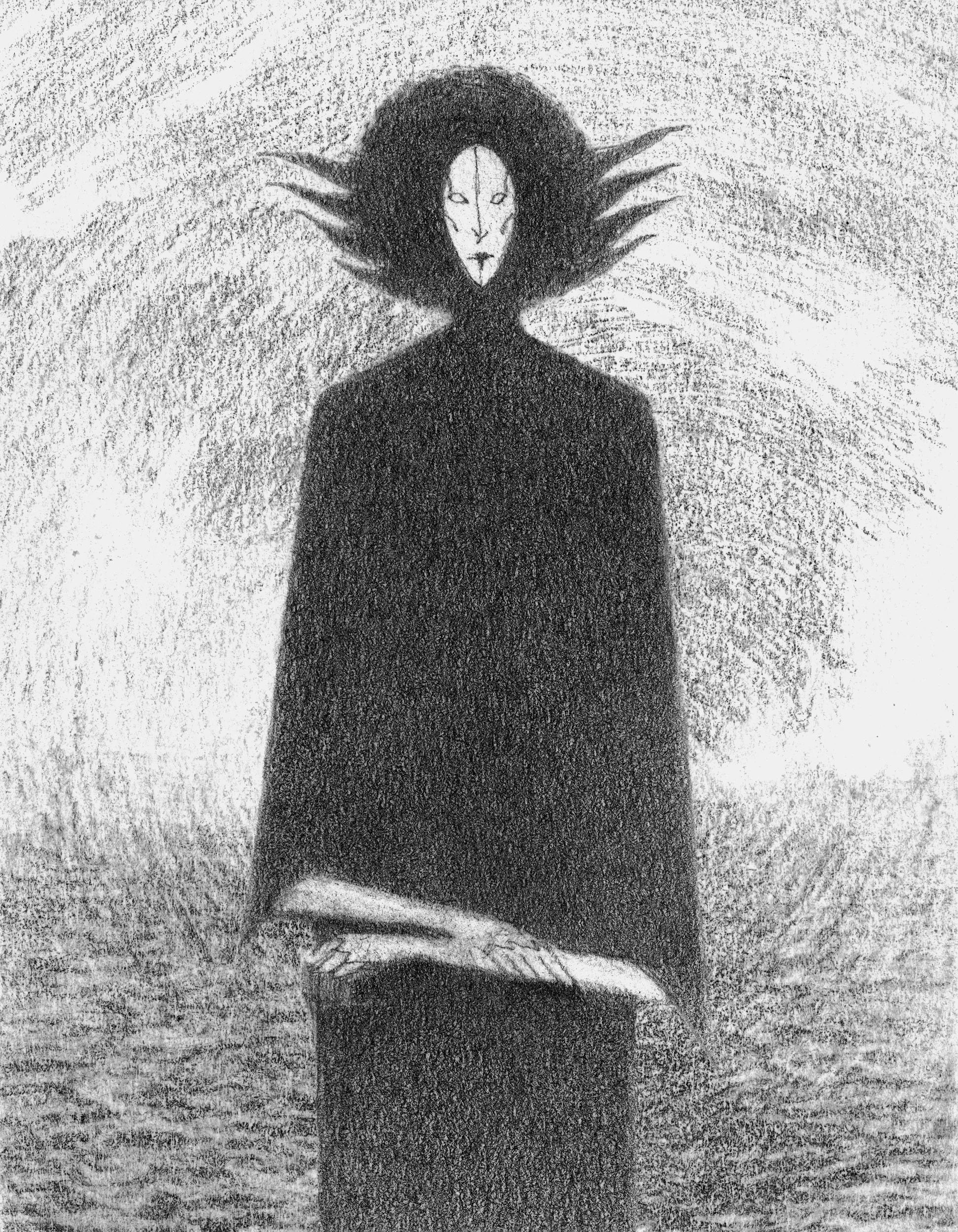 "Bast" Death Mage Dark Fantasy Artwork