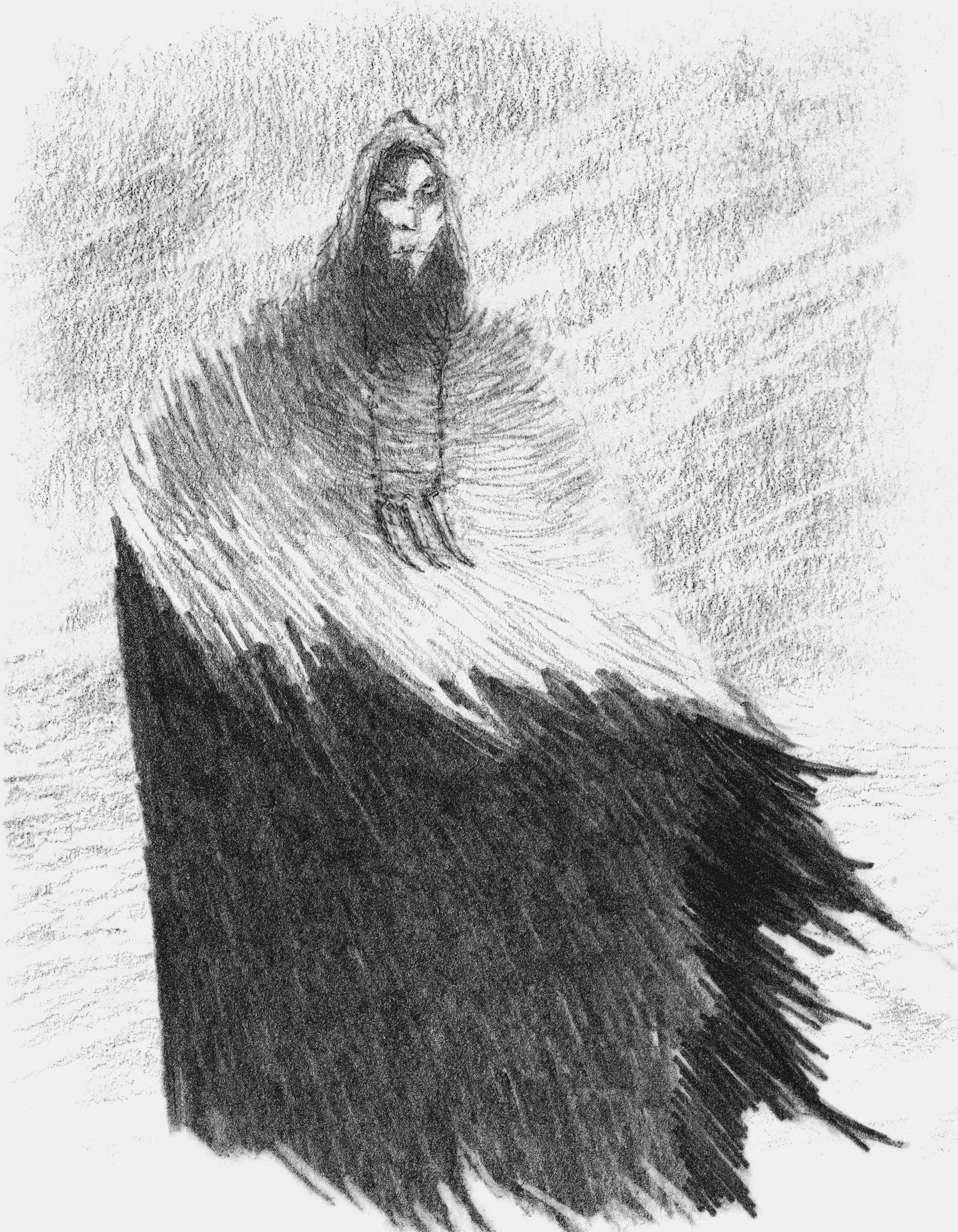 "Shaman" Dark Oracle Mystical Fantasy Illustration