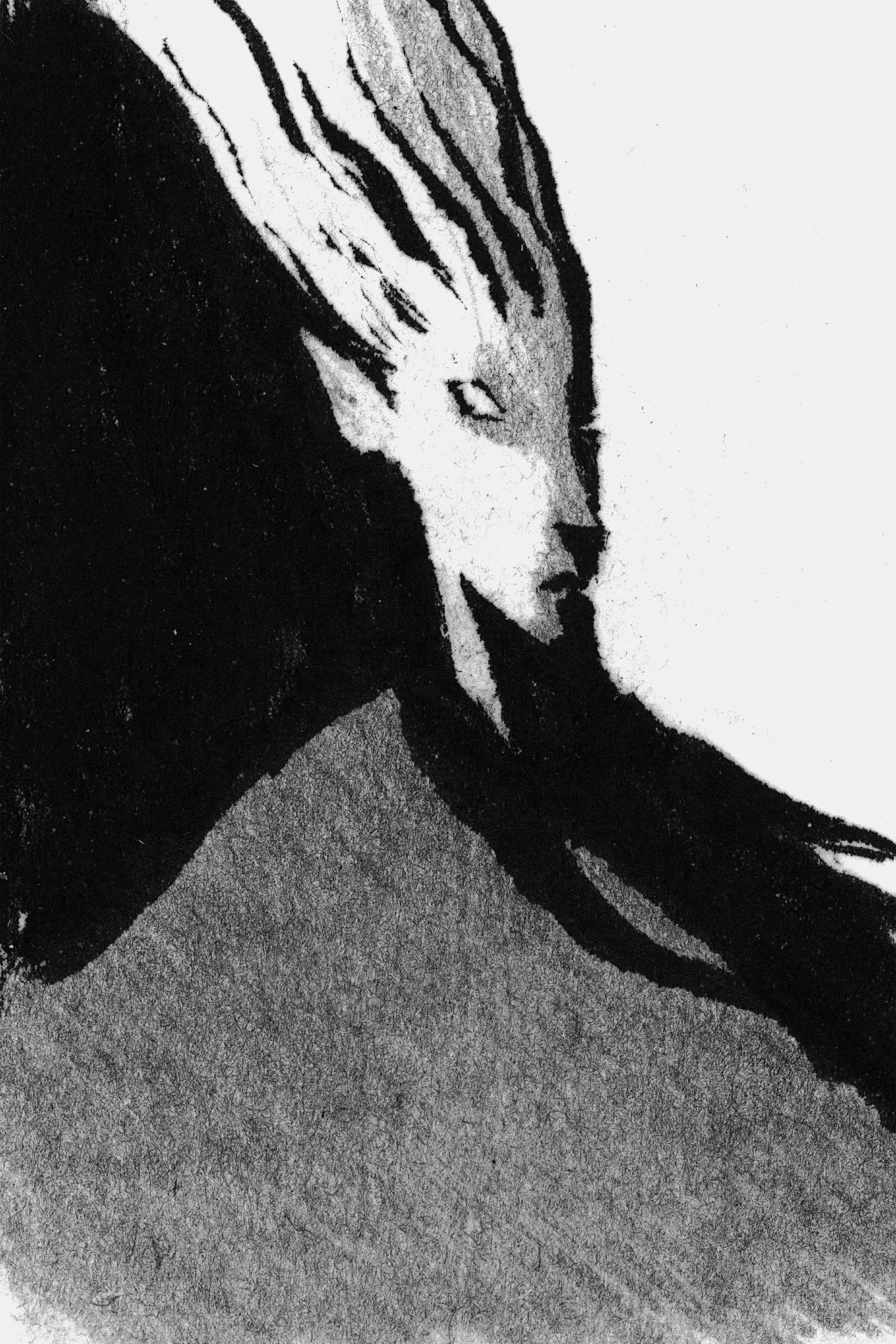 "Shadow" Gothic Dark Elf Portrait