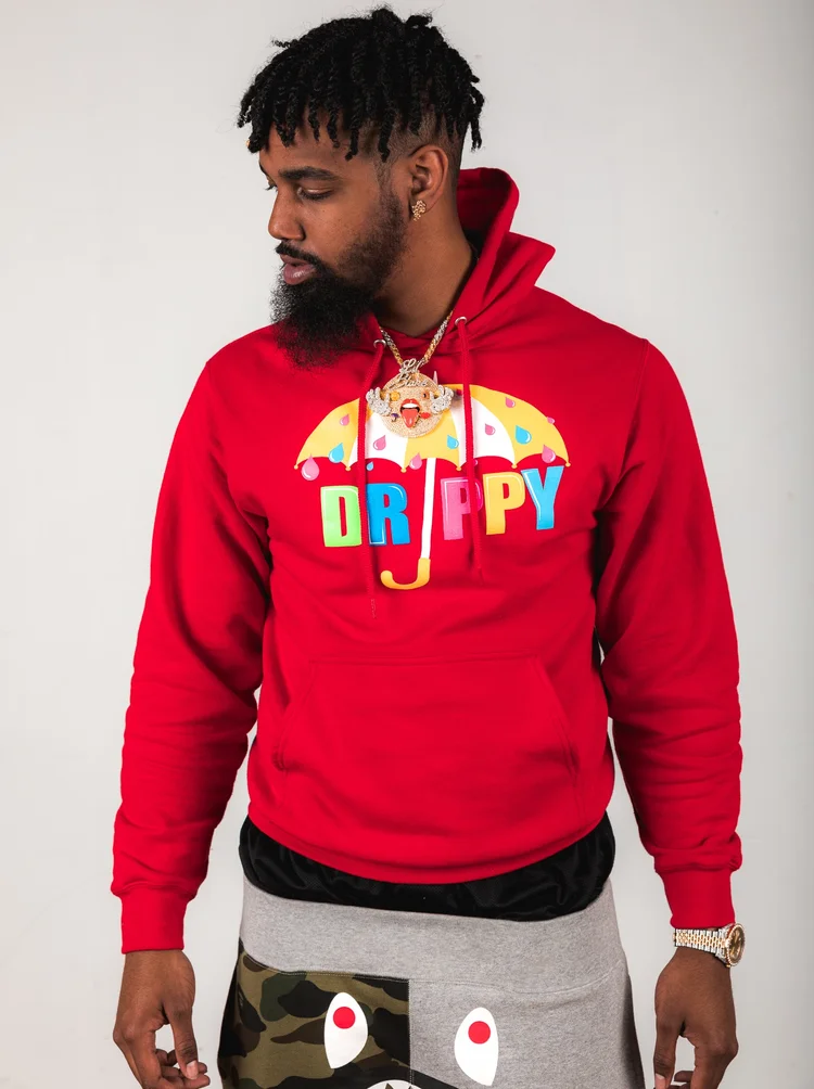 Drippy Hoodie (Red) — BLAKE