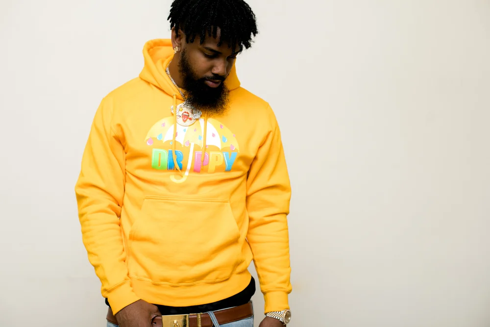 Drippy Hoodie (Bright Yellow) — BLAKE