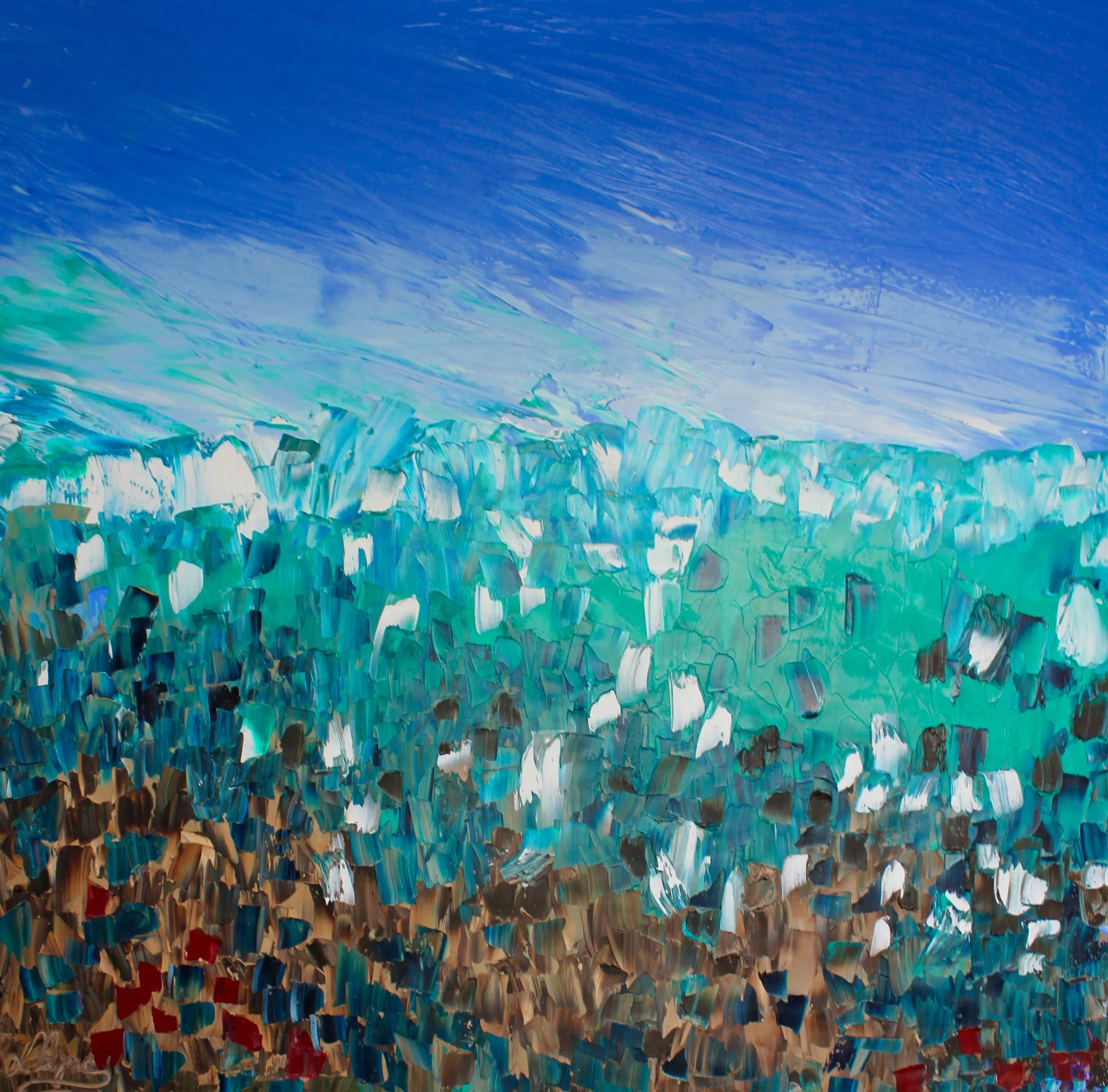  Tidal Surge 60" x 60" 