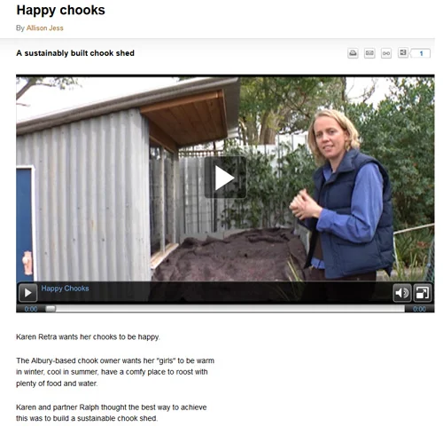 Happy Chooks ... on ABC