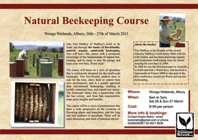 Natural Beekeeping Course - Albury