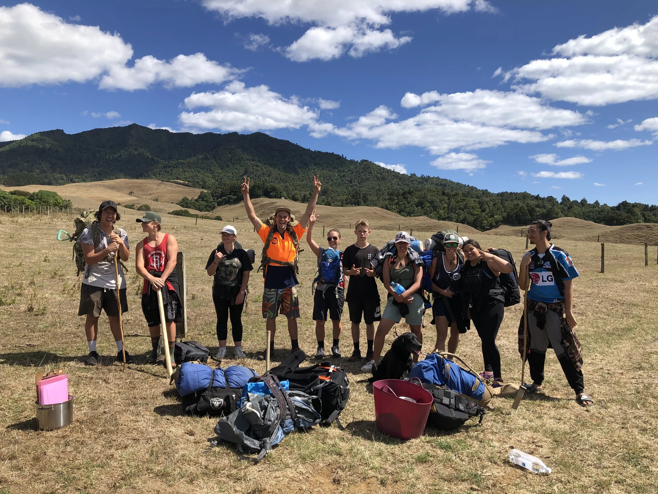 Students from this year’s Manaaki Ao programme were able to do an overnight camp on the mountain at the beginning of term one. We hope to work with these students online while restrictions are in place.