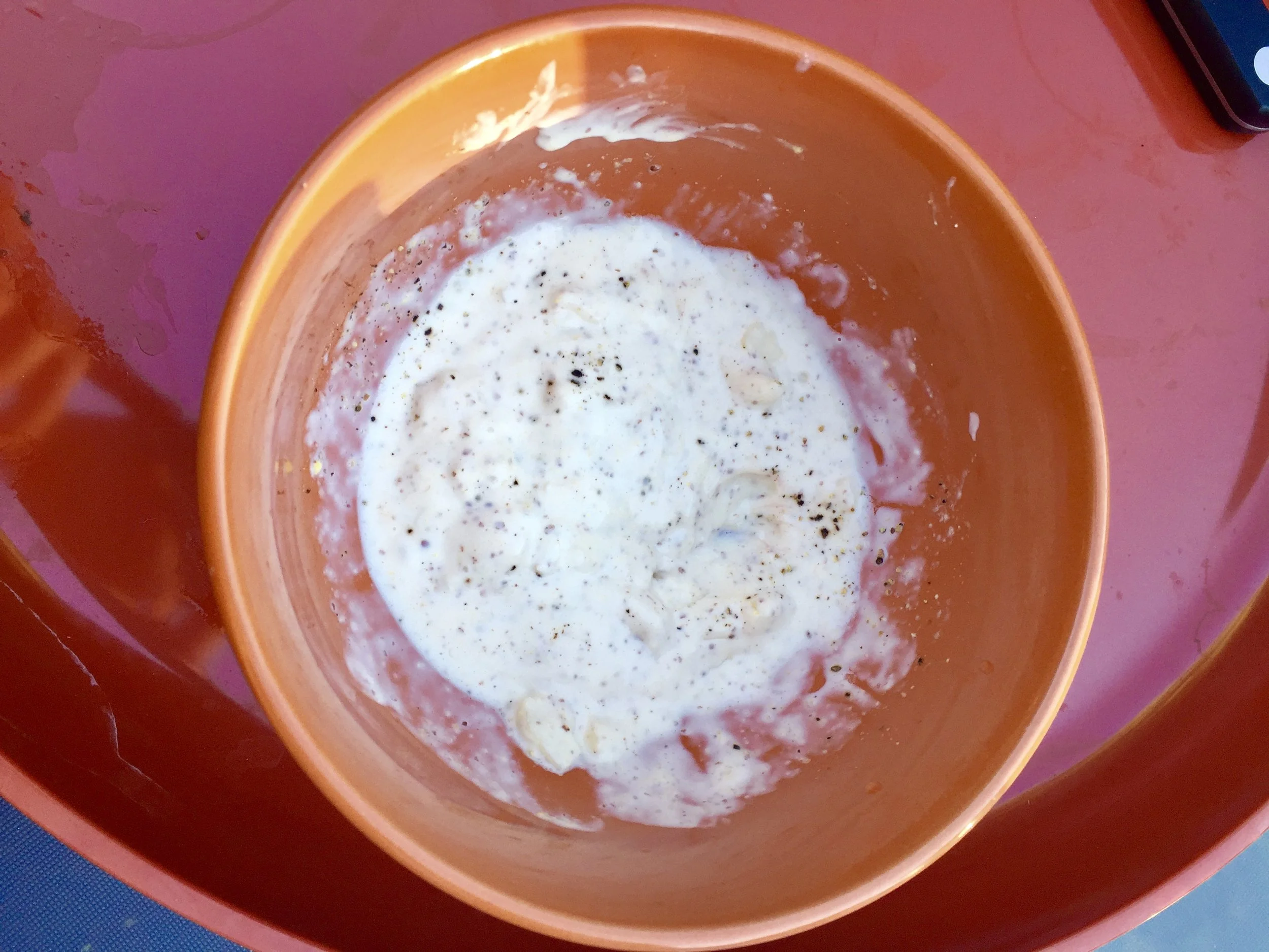 Garlic AioliCup of mayonnaiseFreshly crushed black pepper3 cloves of Garlic, dicedWedge of lemonDijon Mustard (I used horseradish brown mustard) - tbls&nbsp; &nbsp; &nbsp; &nbsp; &nbsp; &nbsp; &nbsp; &nbsp; &nbsp; &nbsp; &nbsp; &nbsp; &nbsp; &nbsp; …