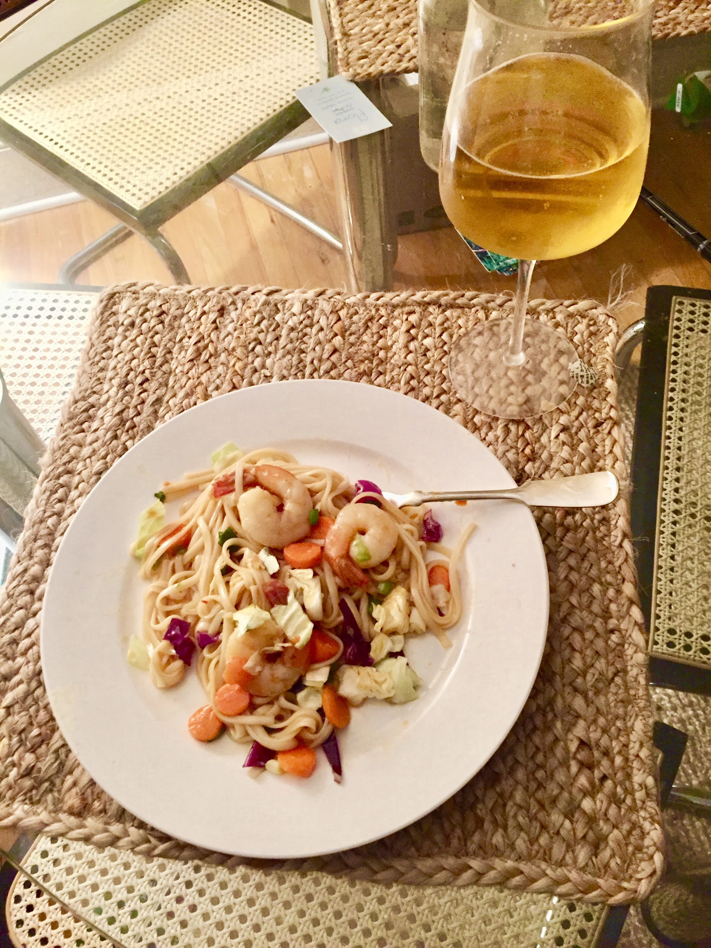 My comments: At the very top of the list let's be clear. This might be wine in the glass, but if I am very classy it is Coors light. Just sayin...This recipe is delicious, and surprise of surprises- it tastes better the next day. I am not a fan of w…