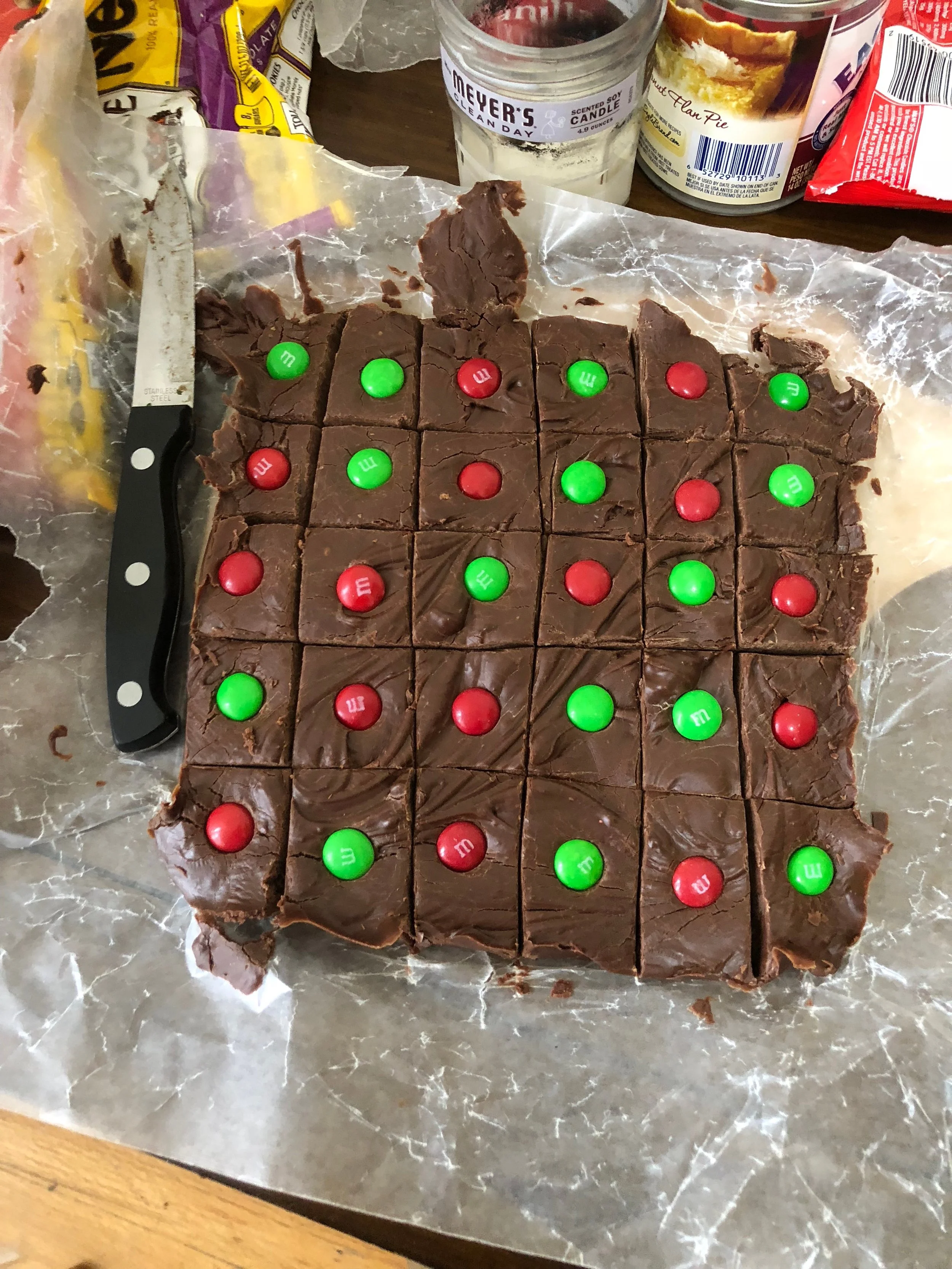 Decoration Suggestions: Add M&amp;M candies to each square (before or after being cut) so there is a colorful decoration on each square. Serve and ENJOY! *Freezes well and makes an awesome gift!For Sale Starting Friday at Create Space Beacon!