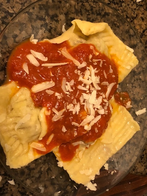 IngredientsFilling:lb of lean ground beef0.5 cups of grated parmesan0.6 (or so) cups of ricotta2 tbls of buttermedium Spanish onion3-5 gloves of garlictbls of onion powdertbls of powdered garlic0.5 tsp of cinnamon0.5 tsp of nutmegspring of RosemaryD…