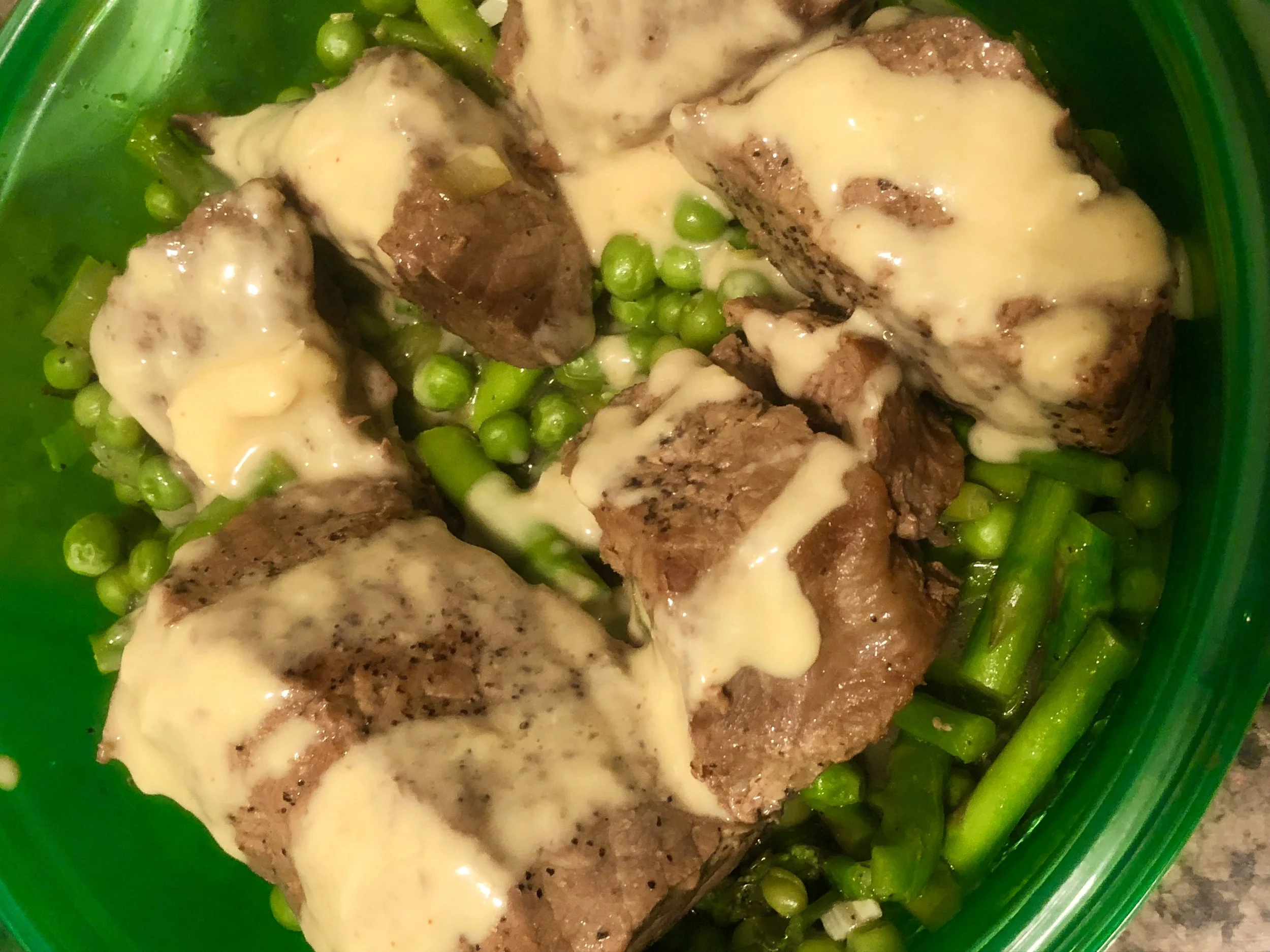 Cover steak with generous drizzle of sauce, serve hot and refrigerate leftovers! Make delicious stir fry as another meal!