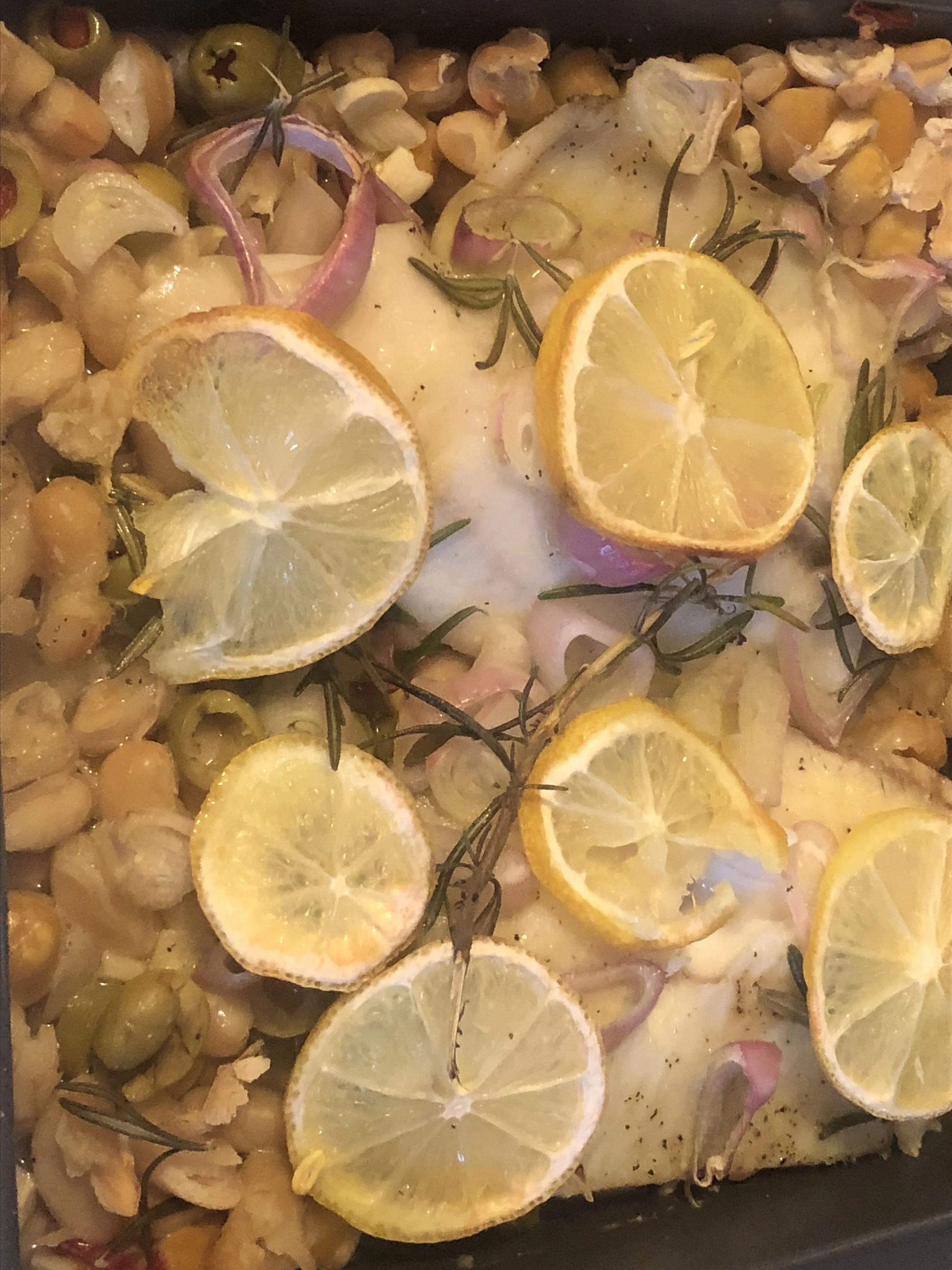 Cook until the fish flakes with a knife and serve hot, wearing a smile