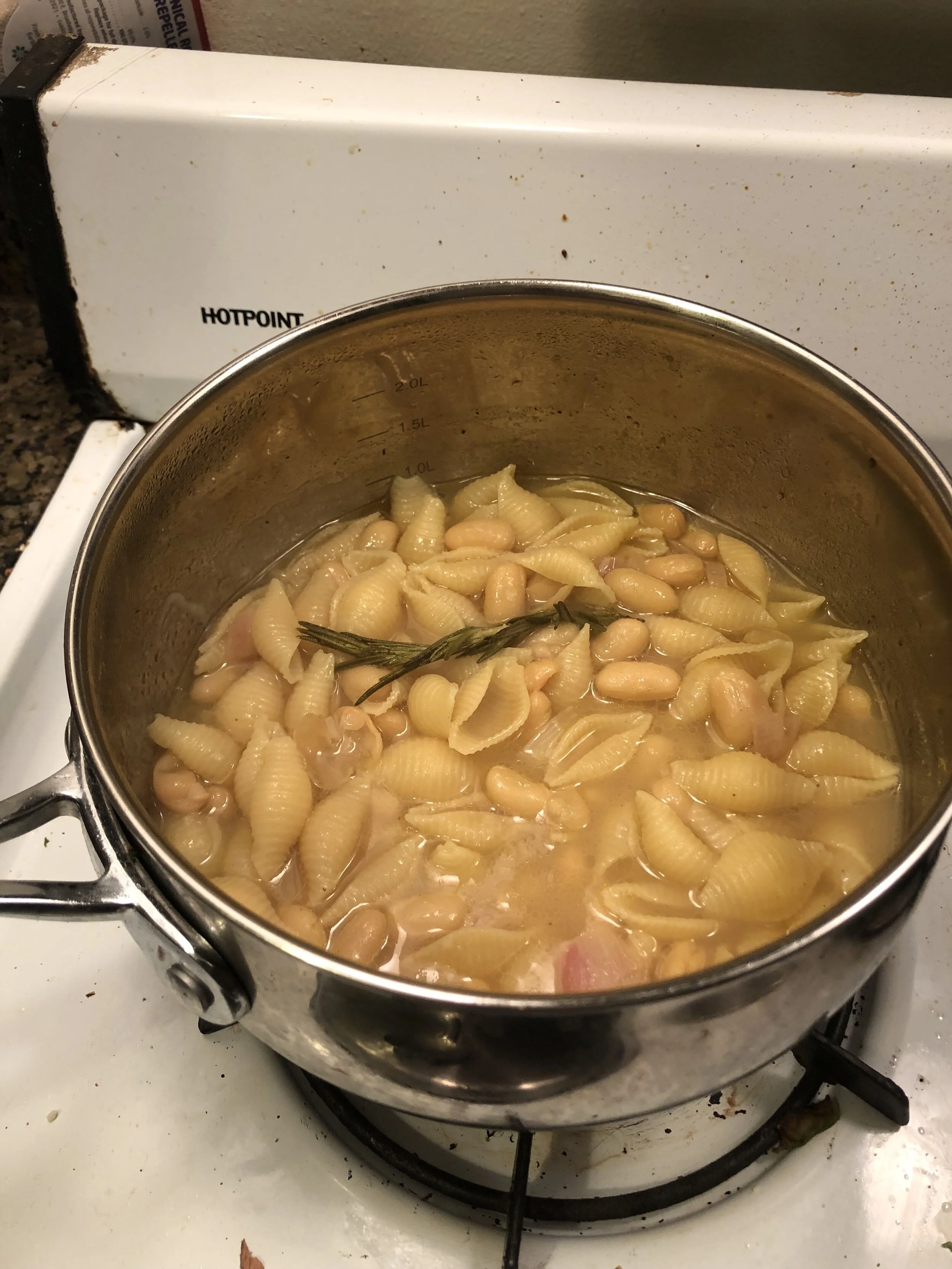 Add the pasta to the beans and cook until pasta is almost al dente, about 9 - 11 minutes. When the pasta is done, add the beurre blanc and cook for 5-6 minutes or until the past is cooked and the flavors have integrated. *I cooked for slightly more …