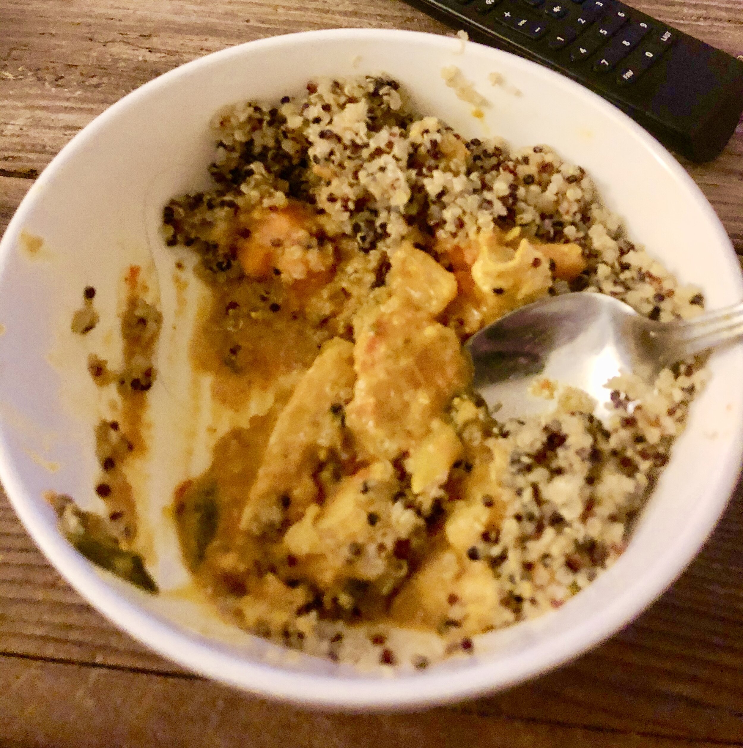 TV and tumeric!!! Yum!