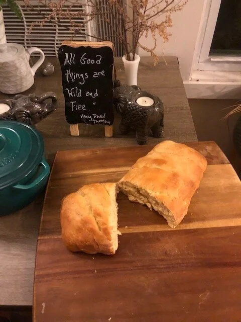 Ingredientspkg of dry yeast1.5 cups of warm water1.5 tbls of sugar1.5 tbls of shortening0.5 tbls salt0.5 of a beaten egg3.5 cups of flour plus more for dustingtbls of butter melted