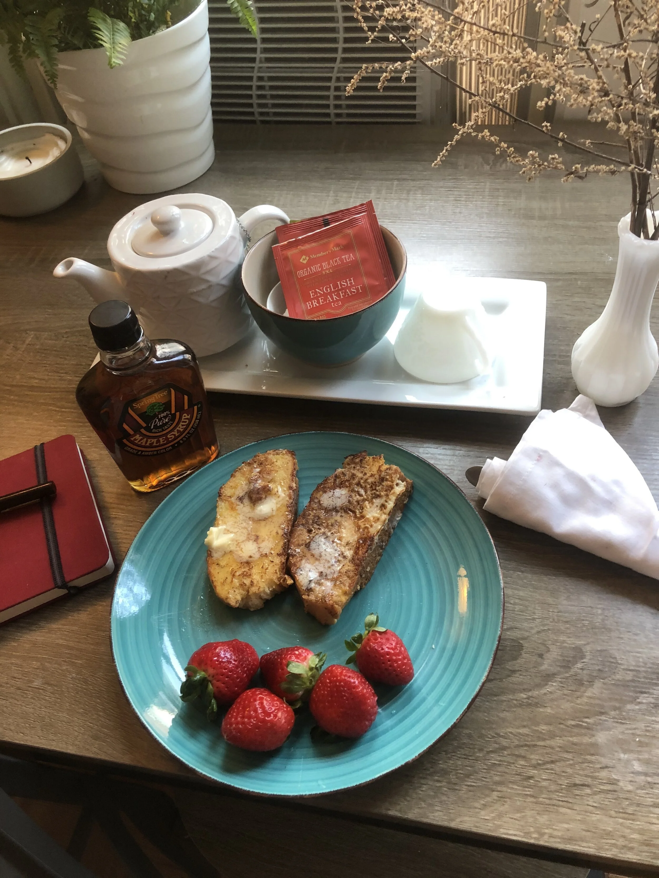 Serving Suggestion: With slivers of melted butter and maple syrup