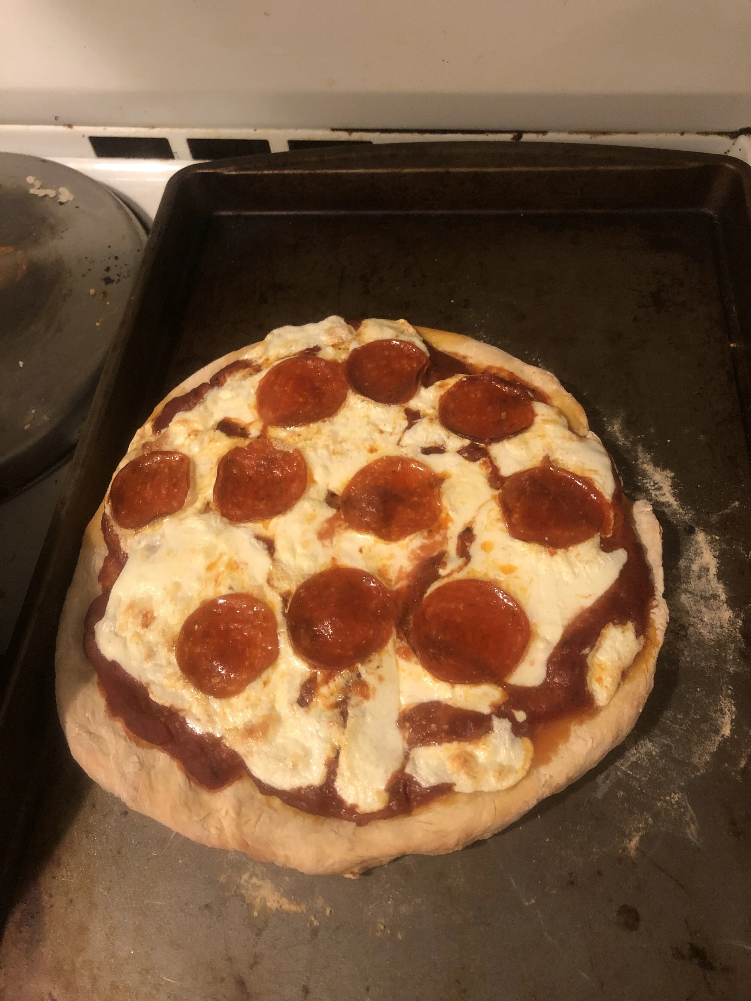 Homemade Pizza from Scratch (Even the crust y'all)