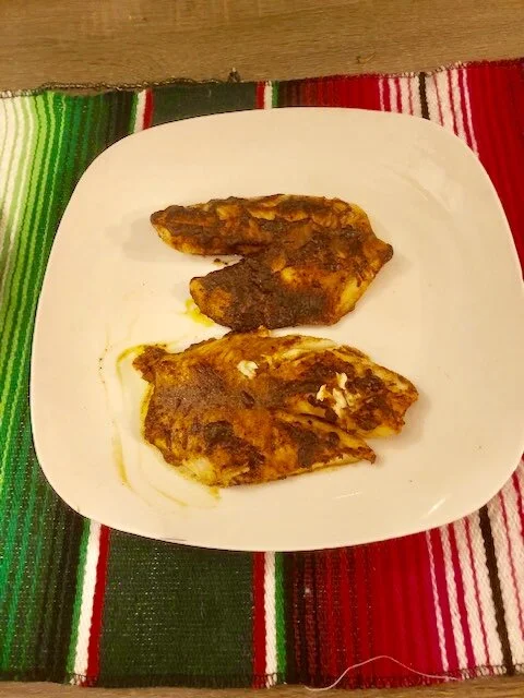 Cook until fish is flaky and crispy on the edges