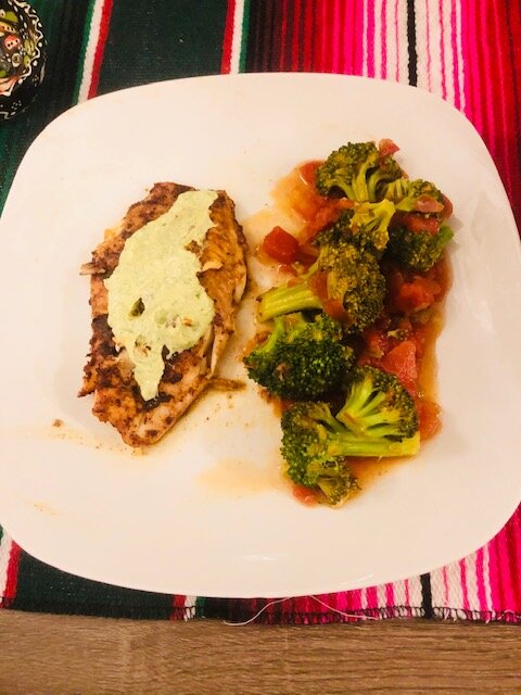 Serve dressed with the avocado crema in the following recipe. *Serving suggestion: with quick sofrito broccoli.