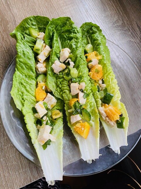 Chicken Salad with oranges and herbs