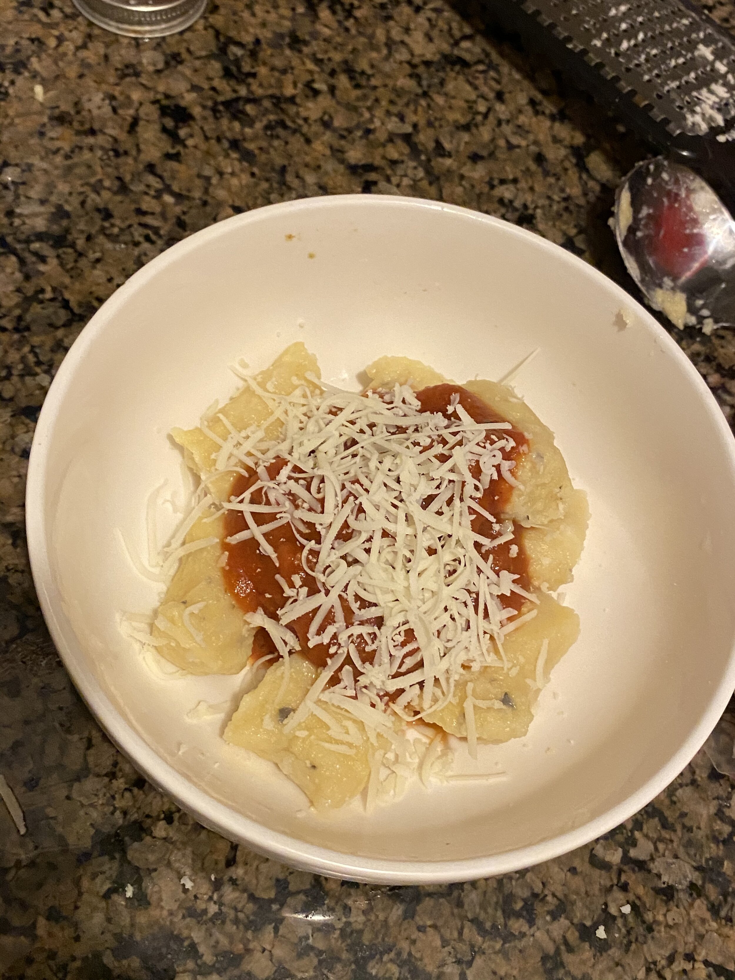 Serving Suggestion: covering in marinara and grated Asiago