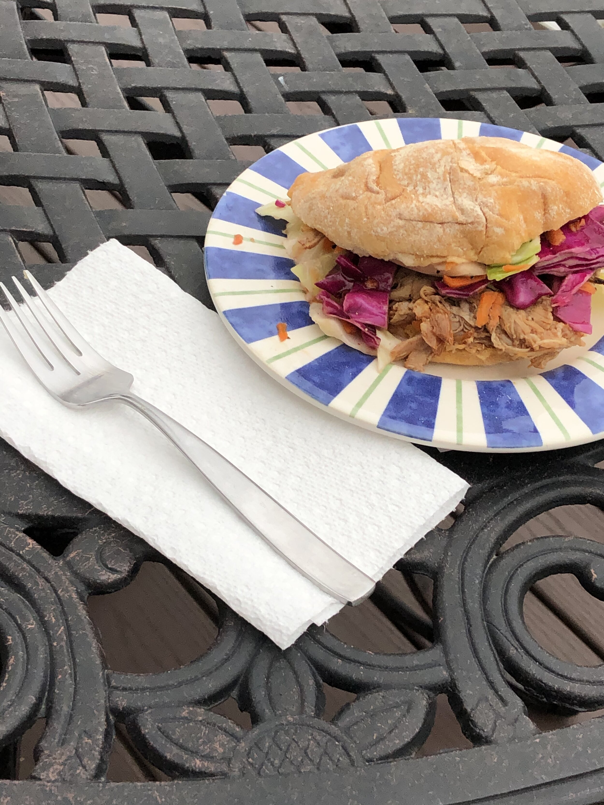 Pulled Pork with Sweet Summer Slaw