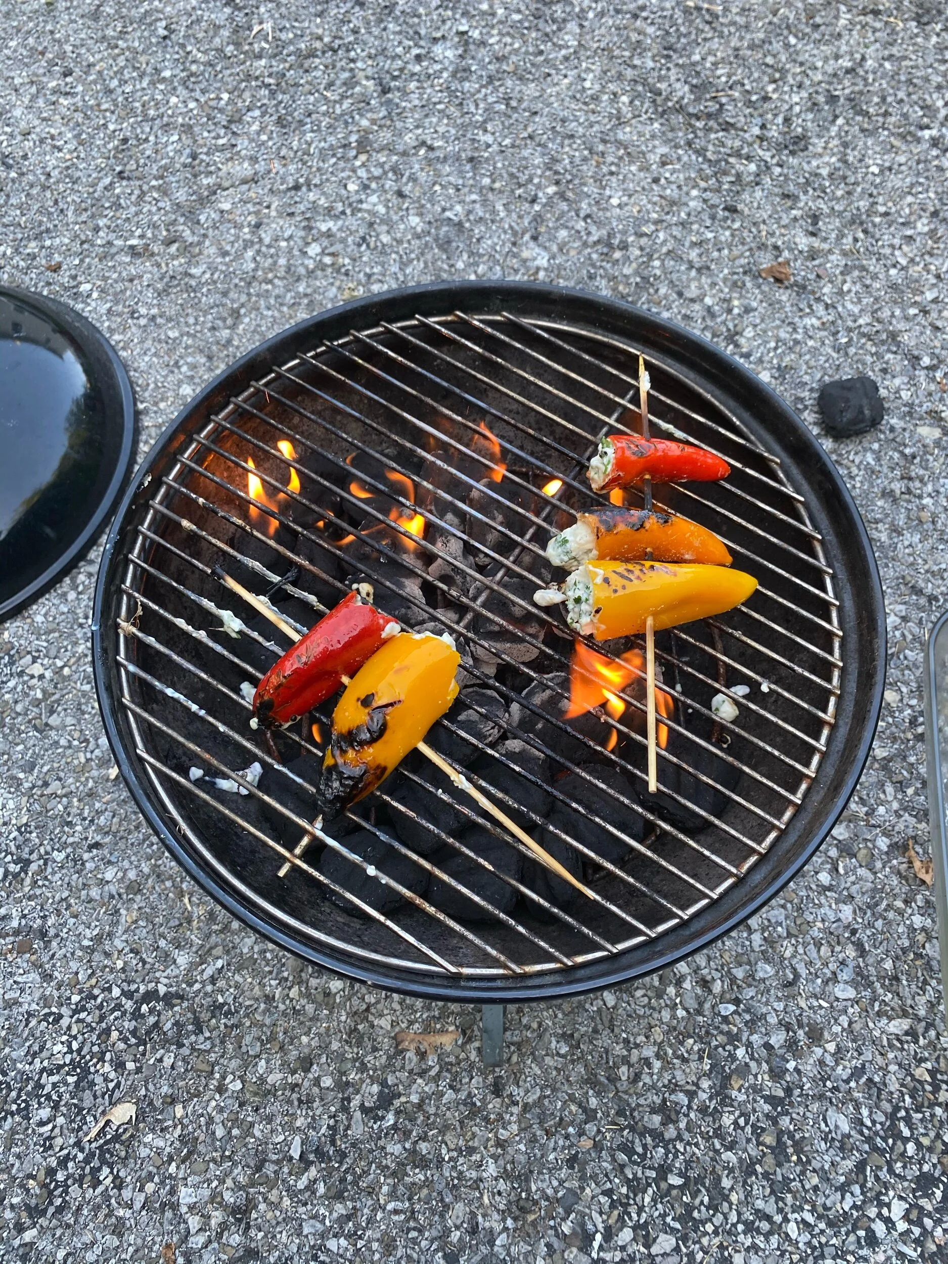 Place on a hot grill until both sides are charred