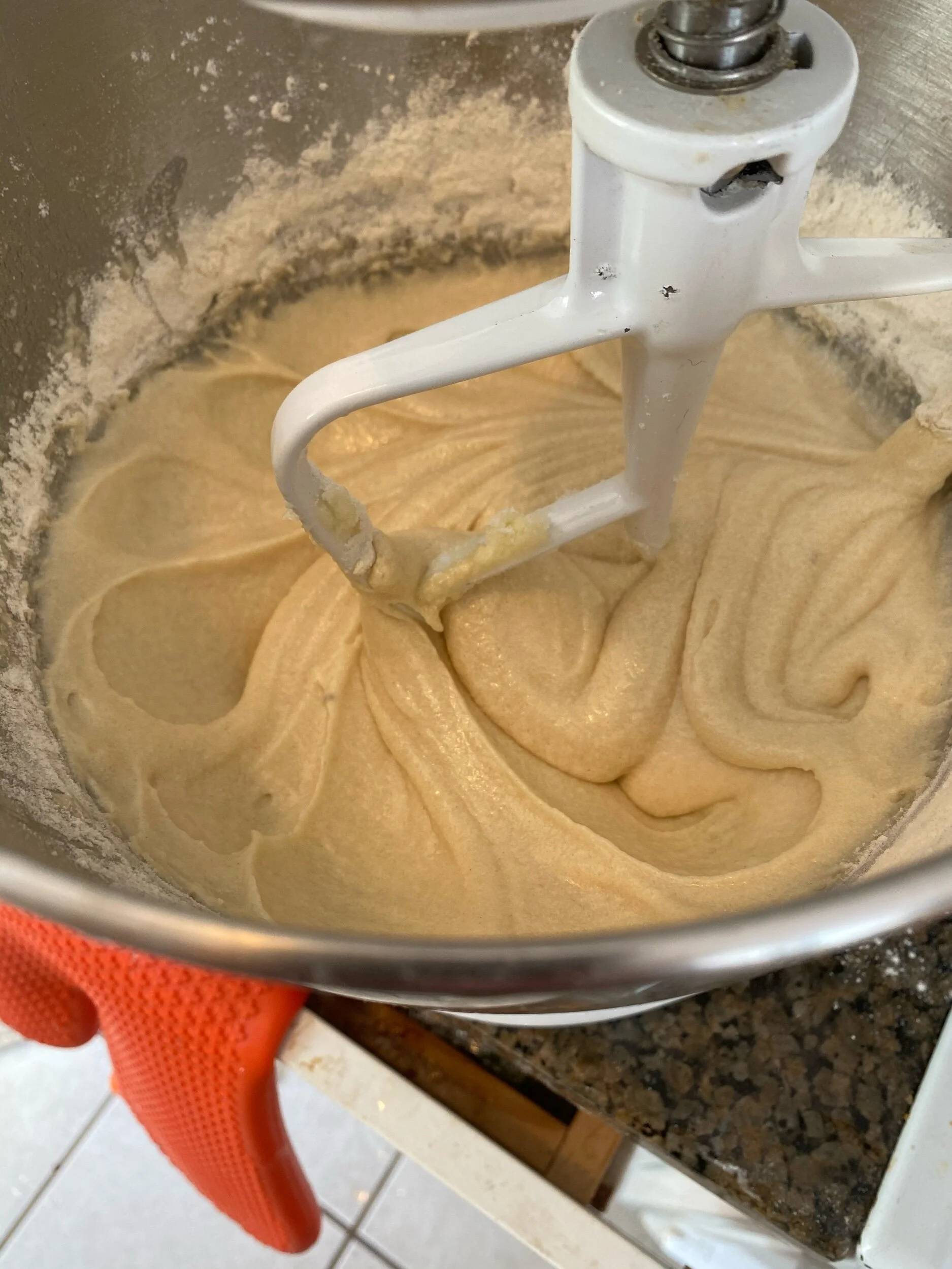 Scrape down bowl and whip again!